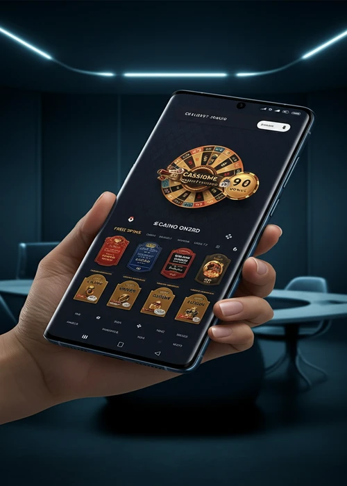 Velvet Spins Casino homepage banner displaying various slot game icons and bonus promotions for new players